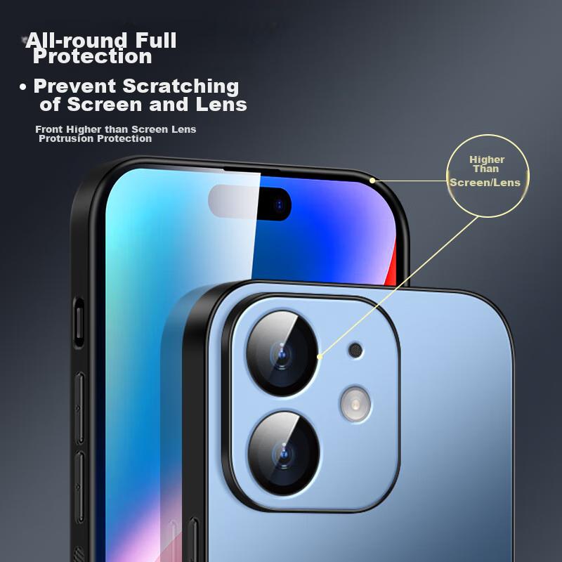 IPhone 11 Case, Apple 11 Protective Cover, AG Frosted Full Protection, Real Machine Feel, Simple Business Luxury Style, Shockproof,, Graphite Black