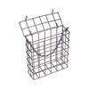 Outdoor Hanging Square Chain Bird Feeder, Wire Mesh Bread & Fruit Feeder, and Small Bird Food Dispenser