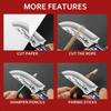 Stainless Steel Meat Cleaver Kitchen Household Boning Knife Hand Forged Hammer Pattern Slicing Knife Fish Knife Barbecue Knife