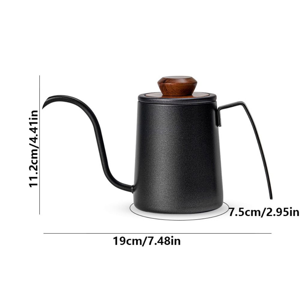 304 Stainless Steel Goose Neck Coffee Pot Drip Spout Hand Brewing Kettle Pour Over Brewing
