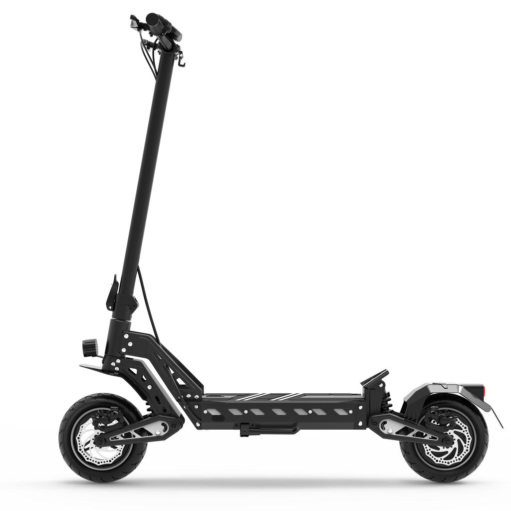 Внедорожный электрический самокат DriveTron DT10 для взрослых, мотор 1400 Вт, складной мужской электросамокат, аккумулятор 48 В 15,6 Ач, 10-дюймовые шины, женский электросамокат