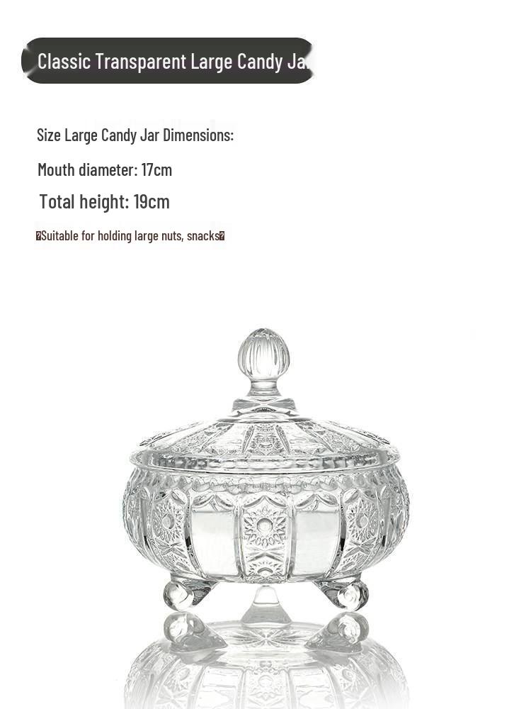 Роскошная хрустальная трехъярусная фруктовница для гостиной