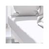 Plain Fitted Sheet 160x200 Cm ATMO White