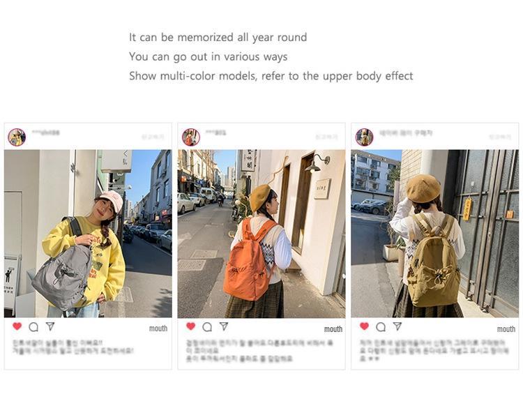 Японский рюкзак из плиссированного нейлона - Большой, Легкий, Повседневный, для Путешествий и Колледжа, Сумка для Ноутбука для Мужчин и Женщин