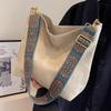 Широкая сумка 2025 новая модная высококачественная текстурированная сумка-тоут весенняя в зарубежном стиле сумка-шоппер большой вместимости