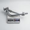 Modern Design Chrome Stainless 304 Brass Water Tap Deck Mounted Long Neck CP Pillar Tap for Kitchen or Outdoor Basin Use