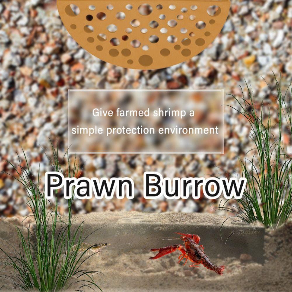 Украшение аквариума для разведения креветок Пластиковая аквакультура Пещера для креветок Аквариумная пещера для танка