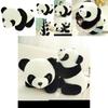 Adorable Panda Plush Toy Soft Cuddly Doll For Kids Creative Design In Various Sizes