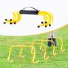 5 Pieces Agility Hurdles Speed Yellow Multipurpose Football Training Equipment Obstacles for