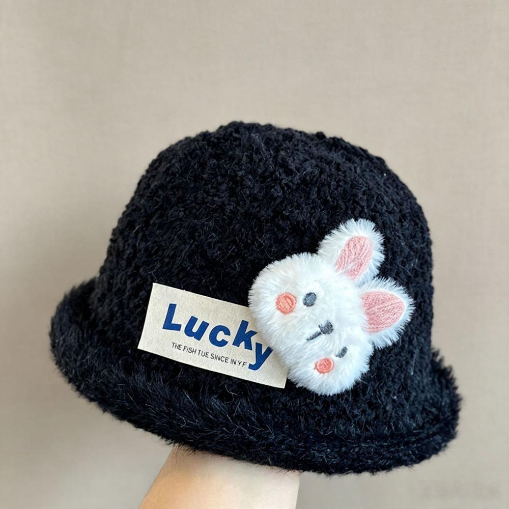 Polyester Baby Bucket Hat Thicken Toddler Fisherman Hat Fashion Girls Beanie Hat  Toddler