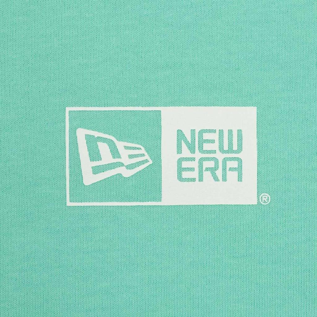 NEW ERA Oversized Blue Tint White Box Logo T-Shirt