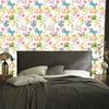 Colorful Butterflies and Flowers Wallpaper for Living Room and Bedroom 50x1000