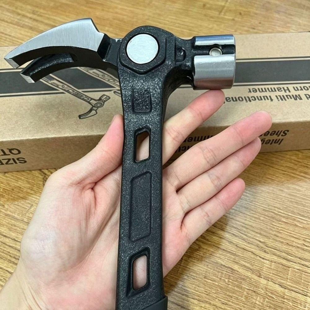 Magnetic Nail Grip Adjustable Claw Hammer Magnetic Starter Nail Puller Hammer Renovation Work