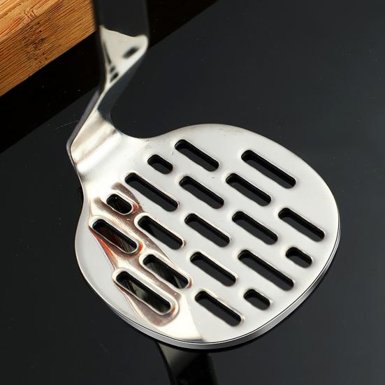 Картофелемялка Сверхпрочная Мелкоячеистая Утолщенная Нержавеющая Сталь Ручной Пресс Измельчитель Детского Питания Кухонный Инструмент