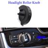 LHD RHD Car Headlight Lamp Rotary Button Foglight Switch Cover Panel For BMW 5 5GT 6 7 X3 X4 Series F10 F11 F07 F06 F01 F25 F26