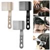 2 шт. парикмахерская расческа для стрижки волос, профессиональная позиционирующая, смешивающая, изогнутая, для домашнего салона, парикмахерская, мужская расческа для стрижки волос