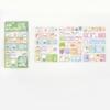 Mini Cartoon Sticker Book Cute Animal Fold Sticker for DIY Scrapbooking Adorable Decal for Journal Decoration Kawaii Stationery