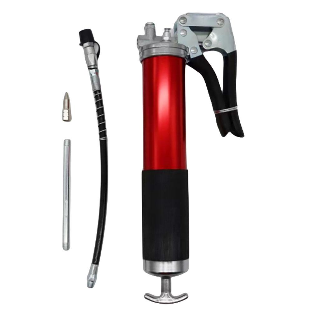 Greasing Injection 6000-7000 PSI with Flexible Hose Heavy Duty Pistol Grip Grease Gun for Car Truck Forklift Excavator Bulldozer
