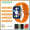 SACOSDING Ultra NFC Smart Watch Men Bluetooth Call Heart Rate Blood Pressure IP68 Waterproof Sport Mode 1.96 Inch AMOLED Women Watch For Android Ios