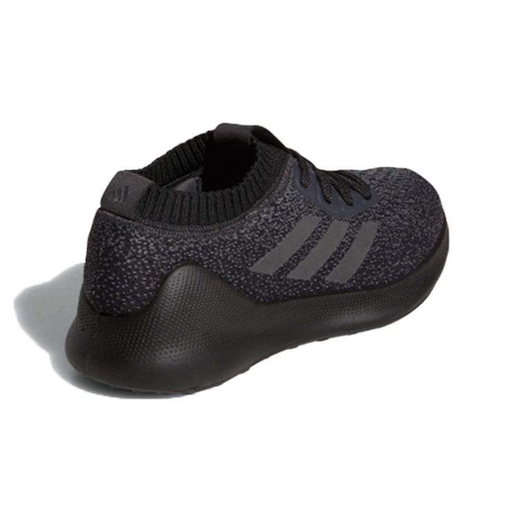 adidas Purebounce+ Прочные Дышащие Низкие Детские Кроссовки для Бега Детские Кроссовки для Бега Черные B76071