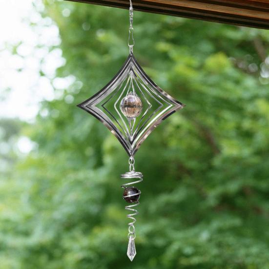 3D Ветряной спиннер Высокоотражающие металлические отпугиватели птиц, чтобы отпугивать птиц Зеркальный подвесной спиннер в форме сердца и бабочки для декора сада, двора, патио