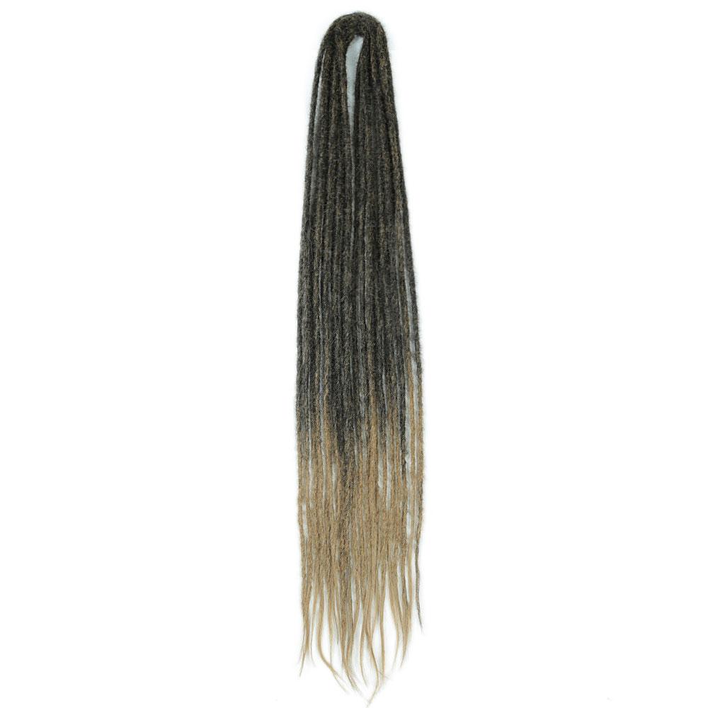 Синтетические Дреды-наращивание 24 дюйма Dreads Locs Crochet Hair для Женщин 20 Прядей Ручная Работа Мягкие Дреды Косы Double Ended