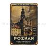 Poznan Metal Plaque Poster Living Room Cinema Kitchen Cinema Designing Tin Sign Poster