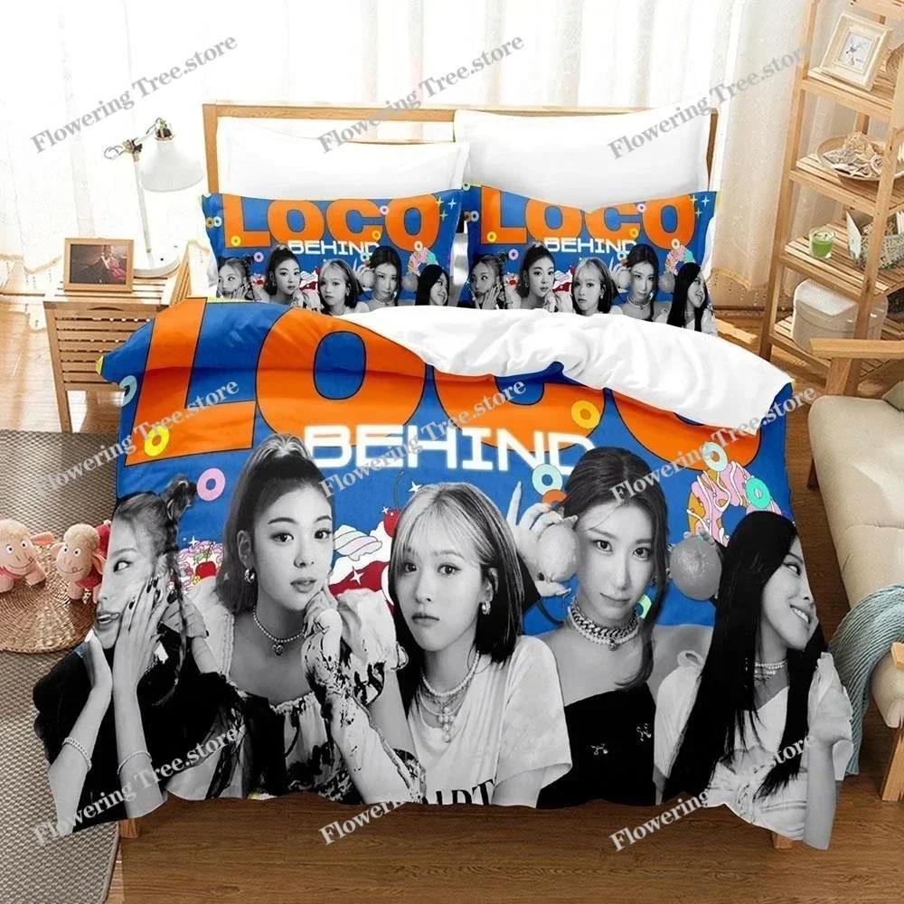 3D Печатный Комплект Постельного Белья K-pop Группы Наволочка ITZY Пододеяльник Двуспальный Полуторный Полный Queen King Взрослые Дети Постельное Белье Чехол на Одеяло