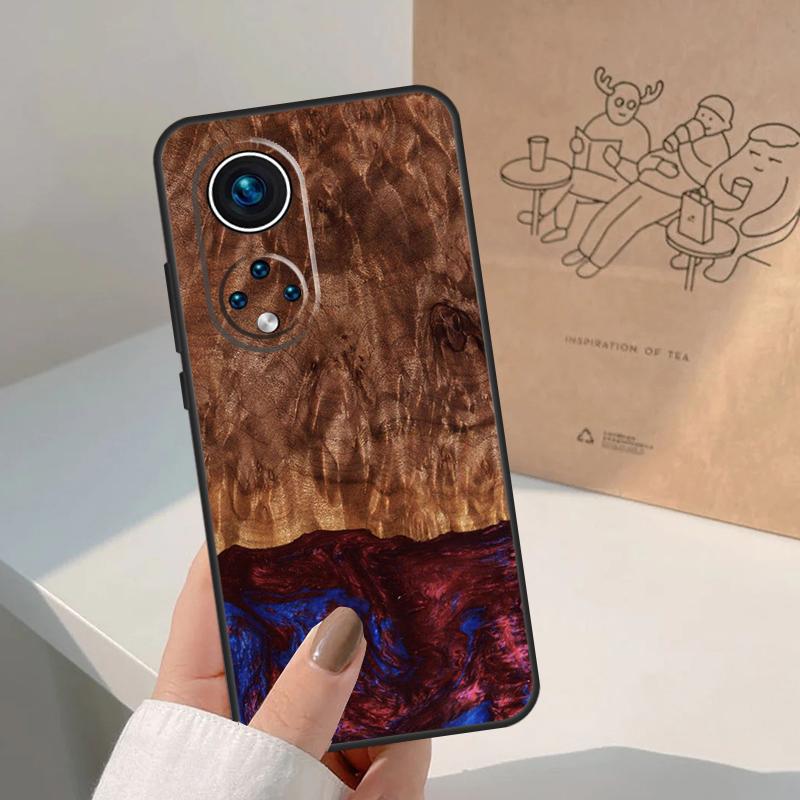Гибридный Дерево-Смола Для Чехла Honor Magic 8 Pro 7 6 5 Lite Для Honor Win RT 200 400 50 70 90 X8b X9a X9b X9c X9d
