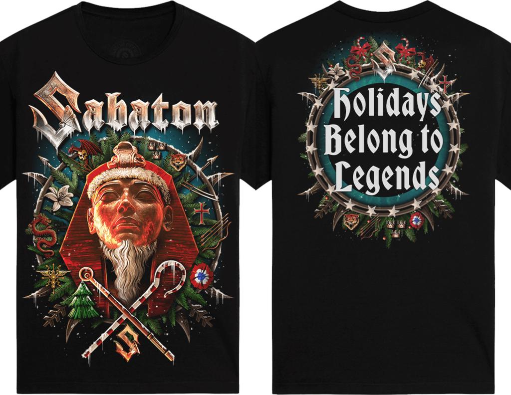 Sabaton Swiss Classic Band Print Unisex Unisex Short Sleeve Attack Of The Dead Unisex Tshirt Casual Cotton Street Y2k Overszied Tees