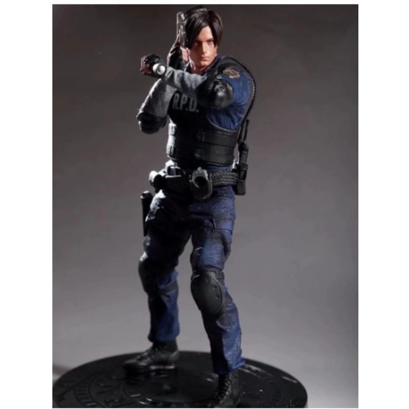 Resident Evil, Фигурка-украшение Lyon Gill, Модель фигурки игры Lyon Ida King в кожаной куртке, Анимация