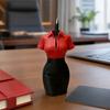 Подставка для ручек в виде бюста женщины-офисного работника, 3D-печатный настольный органайзер, Креативный декор в виде цветочной вазы для офиса и дома, Подарок для женщин