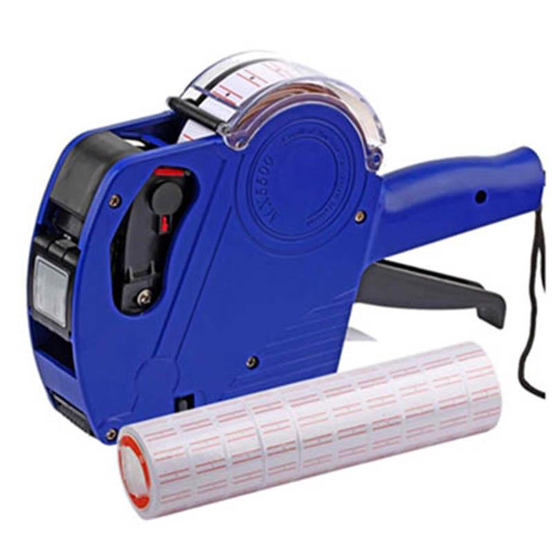 8 Digits Handheld Price Label Gun Plastic Tag Labeller Machine With 4000pcs Lable For Supermarket Shopping Mall