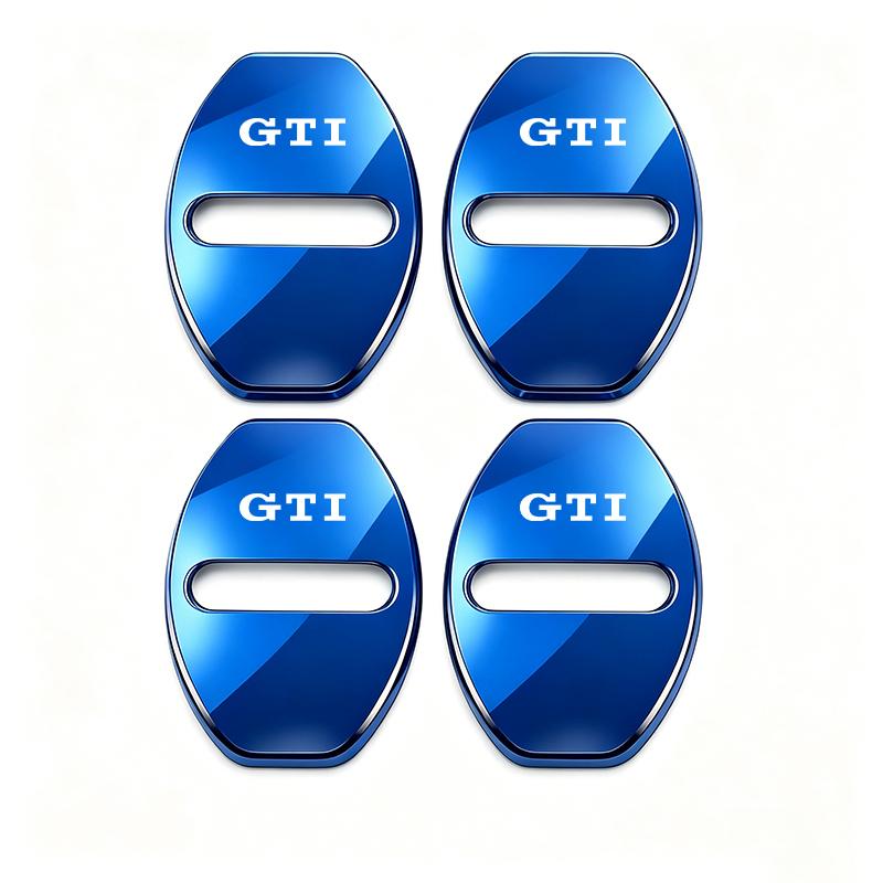 Zinc Alloy Car Door Lock Buckle Cover Protective Covers For VW GTI Polo Golf Passat Scirocco Tiguan Jetta T-ROC Touareg Taigo CC zl8