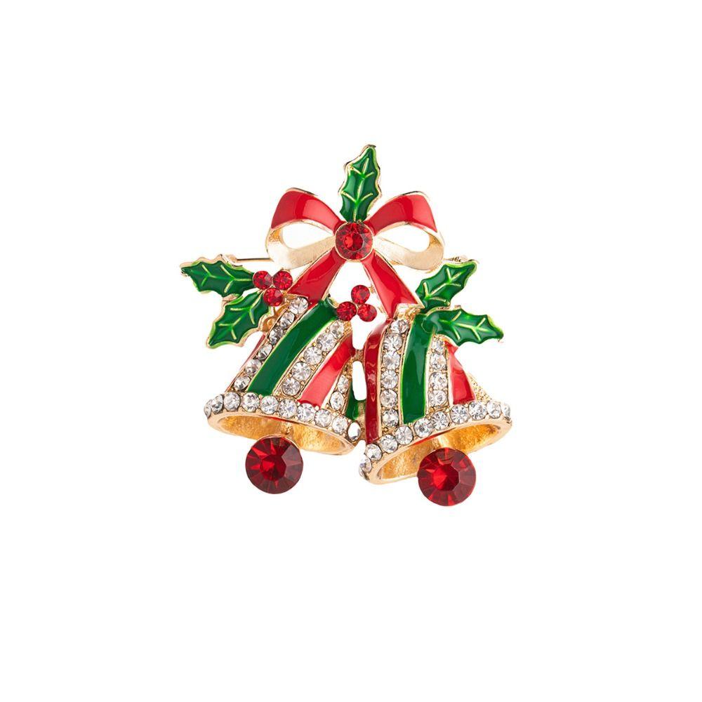 Versatile Christmas Brooch Boots Christmas Oil Drop Brooch Xmas Enamel Pin New Year