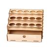 Wooden Paint Organizer Convenient Sturdy Creative Pigments Holder Racks Painting Supply for Model Parts Ink Bottles DIY Tools