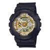 [CASIO] G-SHOCK Металлический Циферблат GA-110CD-1A9JF Мужские Ана-Цифровые Часы, Большой Корпус, 20 АТМ, Серебристый x Золотой