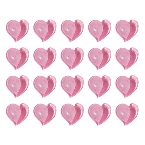 20Pcs/Pack Nail Beauty Lightweight Beautiful Decorative Ladies Peach Heart Nail Art Decorations Parts Nail Charms