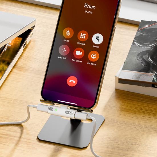 Адаптер для наушников типа C, аудиоразветвитель PD 100 Вт для Xiaomi, чип передачи данных 10 Гбит/с, микрофон, поддержка быстрой зарядки, USB-адаптер для Samsung