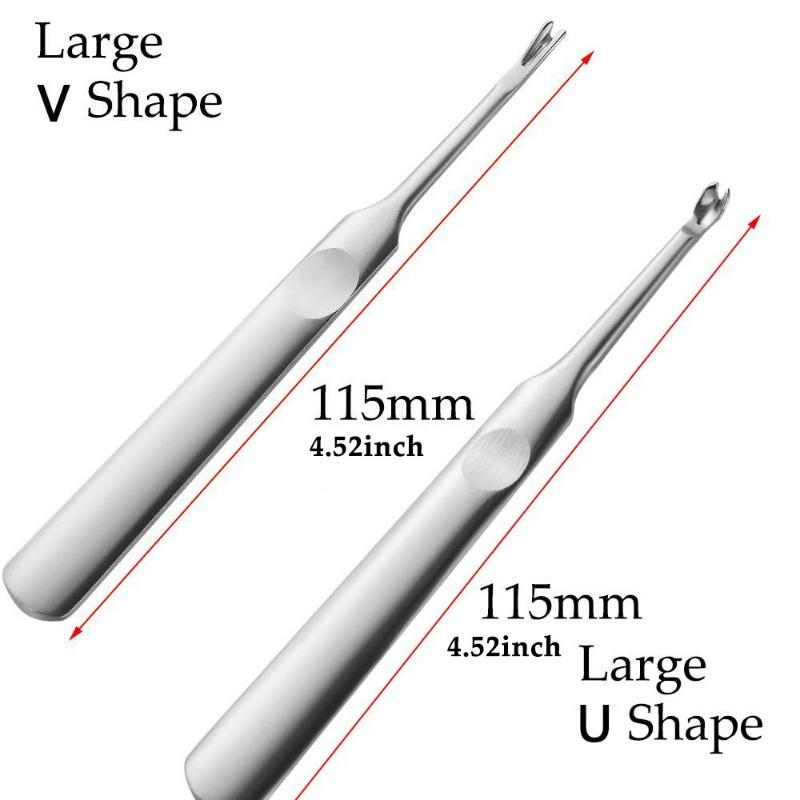 4 шт. Набор инструментов для пробивки отверстий в коже с U-образным и V-образным стежком, ручная работа, набор инструментов для пробивки кромок и обработки кожи