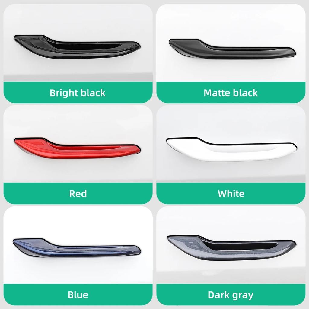 For Tesla ModelY Model 3 2023 Car Antifreeze Door Handle Sticker Refit Accessories Trim Decoration Door Handle Protector Cover