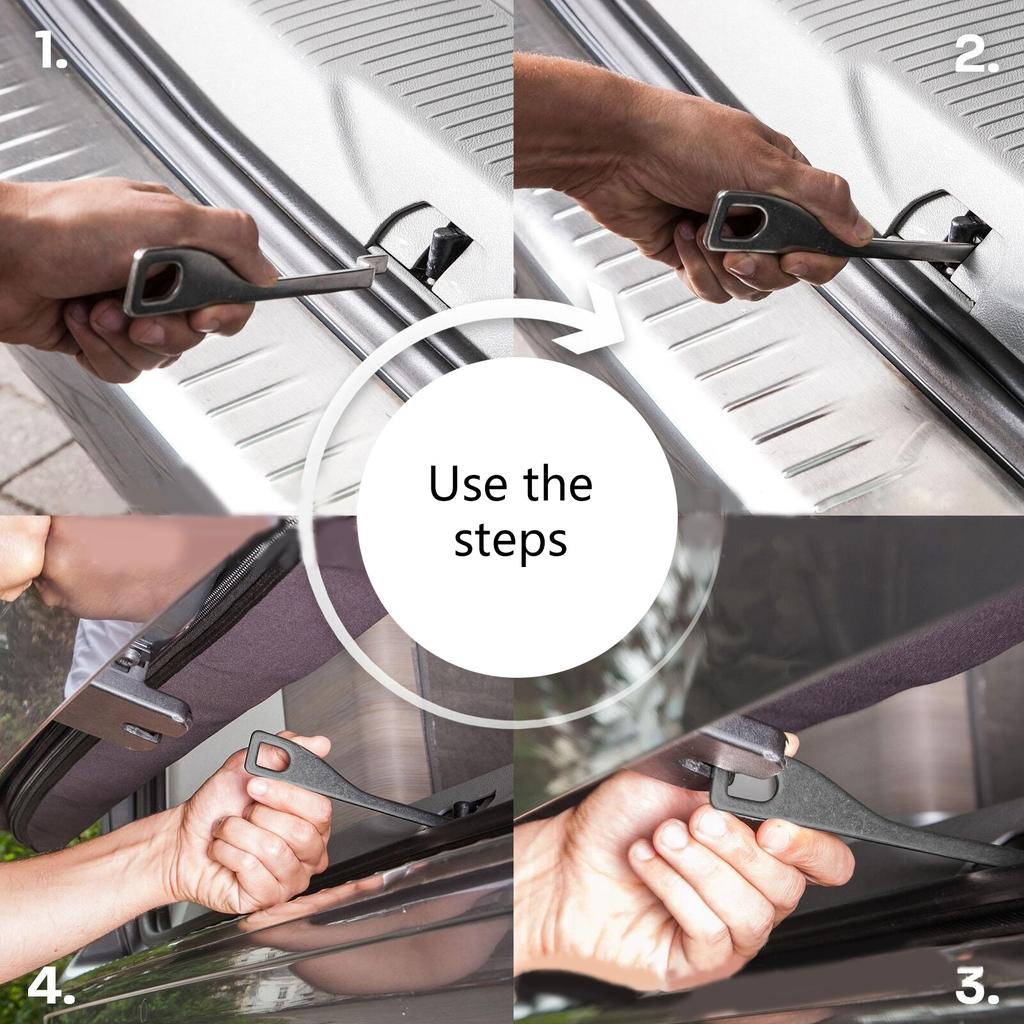 Модернизированный ограничитель задней двери багажника, вентиляционное отверстие для свежего воздуха, фиксатор, удлинительный крюк, кронштейн-держатель двери багажника, подходит для T4 T5 T6