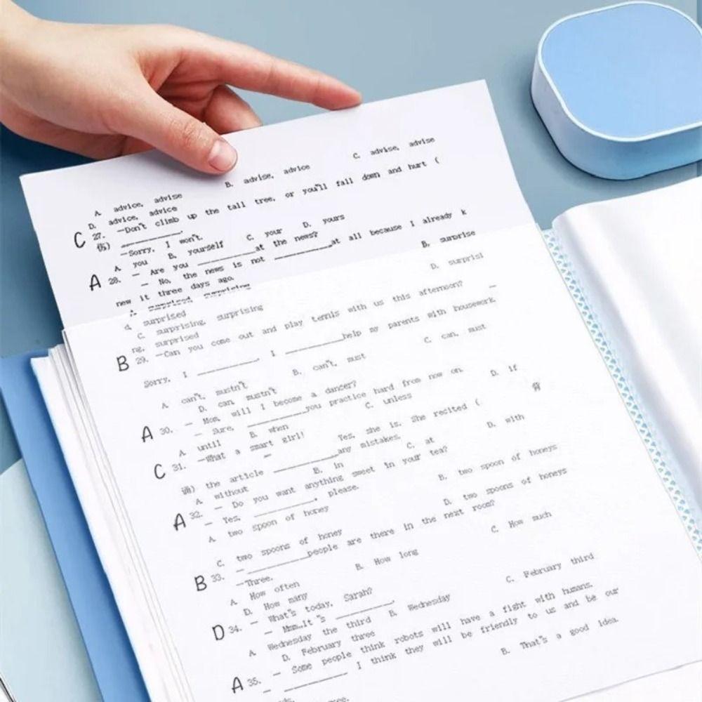 ПП Папка для файлов формата А4 Водонепроницаемый Органайзер для хранения тестовых работ Высококачественная сумка для документов