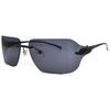 New frameless trimmed metal fashion sunglasses leopard head decoration European and American trend retro sunglasses