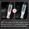 Automotive LCD Display Electric Circuit Tester 3-48V DC Car Electrical System Tester Auto Circuit Tester Vehicle Diagnostic Tool