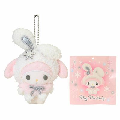 Плюшевый брелок Sanrio My Melody ( Снежный кролик ) Новые персонажи Sanrio из Японии