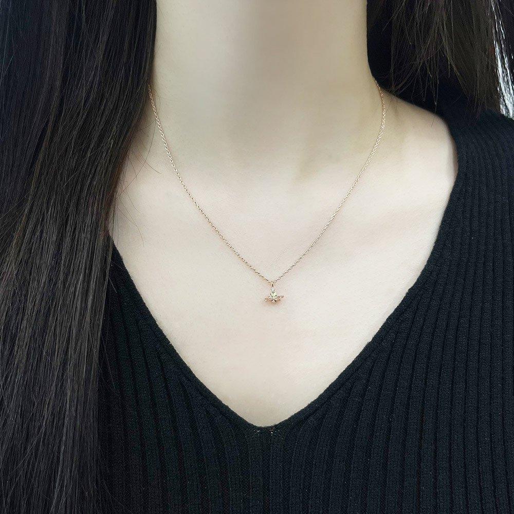 Dieuamour Havre Necklace (Brass+14Kgp)
