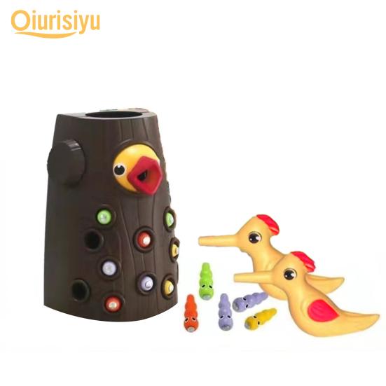 Интересные игры для ловли дятла, развлечения, гладкая поверхность, игры для ловли червяков, развитие познавательных способностей, ранние развивающие игрушки, детский подарок