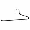 Basic Trouser Hangers with Rubber Non-Slip Backing, Black/Silver, 30-Piece Set