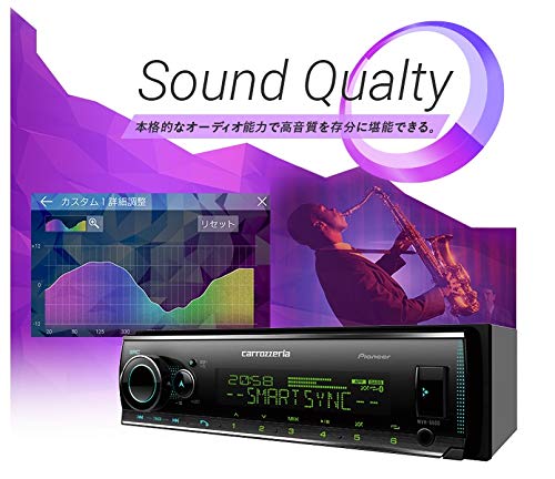 Pioneer Pioneer Audio 1D Mechaless Bluetooth USB iPod iPhone AUX DSP Carrozzeria MVH-6600